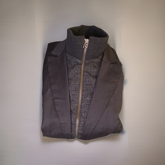 Vintage Adidas SLVR Rare Smart Blazer Knit Turtle Neck Grey Collectors Piece - Picture 13 of 13